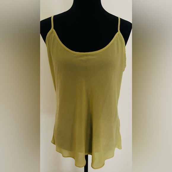 Banana Republic Yellow Polyester Camisole - Size XL - Picture 1 of 4